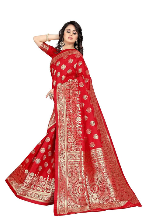 Vasthrlay Mustard Kanchipuram Ethnic Wear
