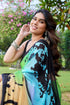 Vasthrlay Fashion Georgette Geometric Green Ethnic Wear
