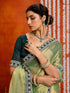 Vasthrlay Shimmer Embroidery Yellow Saree