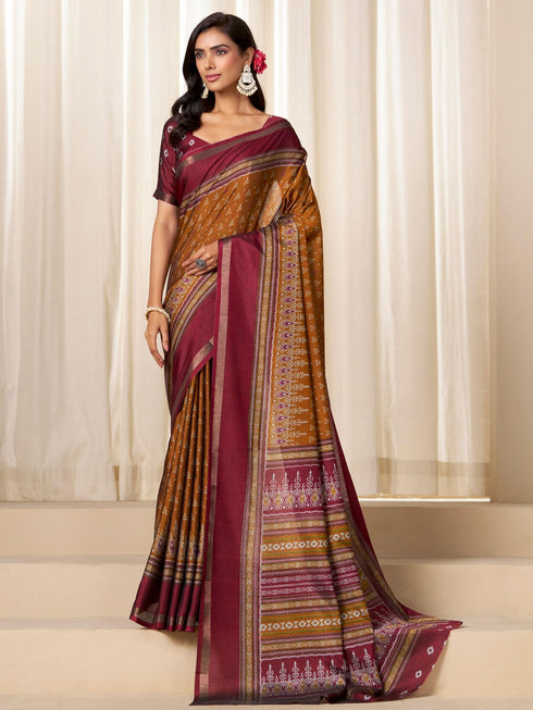 Vasthrlay Cotton Printed Saree