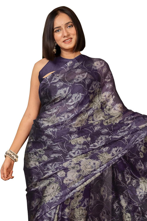 Vasthrlay Fashion Chiffon Printed Ethnic Wear
