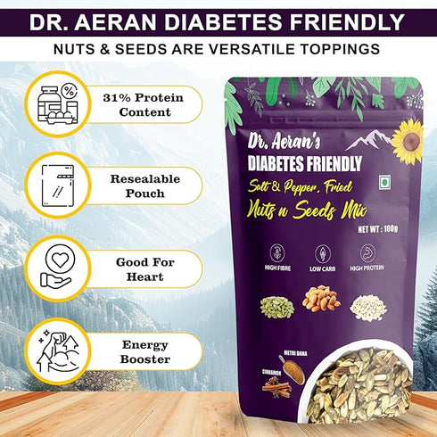 Dr. Aeran’s Diabetes Friendly Nuts & Seeds Mix 100g