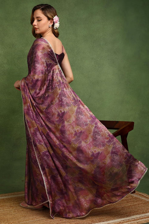 Vasthrlay Fashion Georgette Leheriya Dark Ethnic Wear