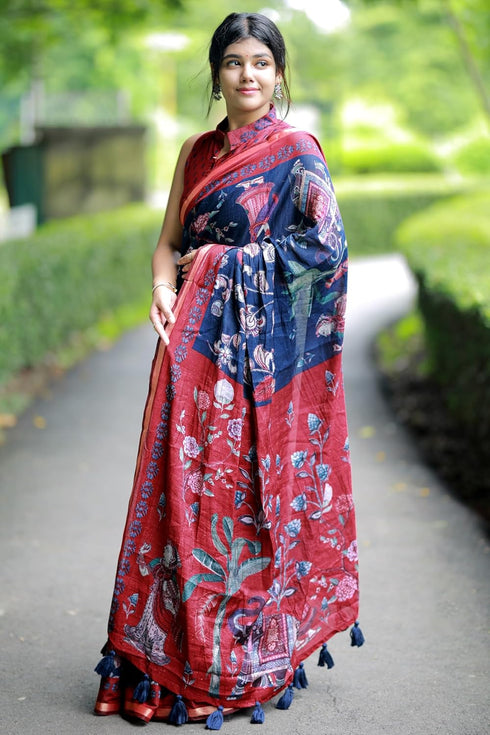 Vasthrlay Fashion Viscose Printed Ethnic Wear