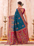Vasthrlay Weaving Dark Saree
