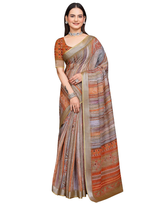Vasthrlay Elephant Printed Unstitched Sai Ethnic Wear