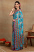 Vasthrlay Fashion Chiffon Geometric Printed Ethnic Wear