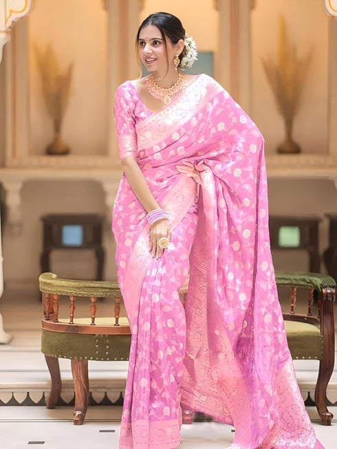 Vasthrlay Kanjivaram Banarasi Wedding Sari Az Ys Shayani Saree