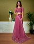 Vasthrlay Womens Cotton Printed Pink Saree