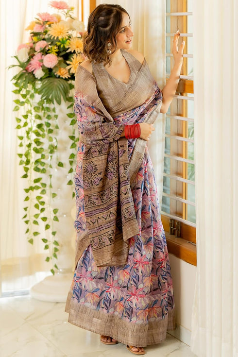 Vasthrlay Fashion Kalamkari Printed Ethnic Wear