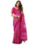 Vasthrlay Womens Printed Unstitched Green Saree