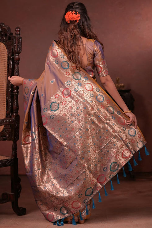 Vasthrlay Kanjivaram Unstitched Blouse Ethnic Wear