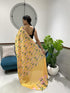 VasthrlayGeorgette Unstitched Srivalli Yellow Free Ethnic Wear
