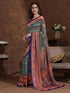 Vasthrlay Georgette Light Turquoise Saree