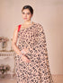 Vasthrlay Green Georgette Unstitched Saree