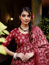 Vasthrlay Georgette Embroidery Black Saree