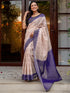 Vasthrlay Shimmer Printed Unstitched Light Green Saree