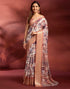 Vasthrlay Printed Jacquard Unstitched Rama Green Saree