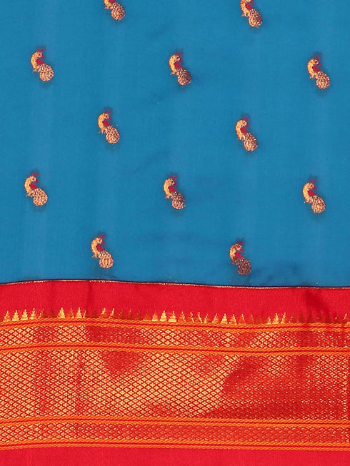 Vasthrlay Paithani Purple Saree