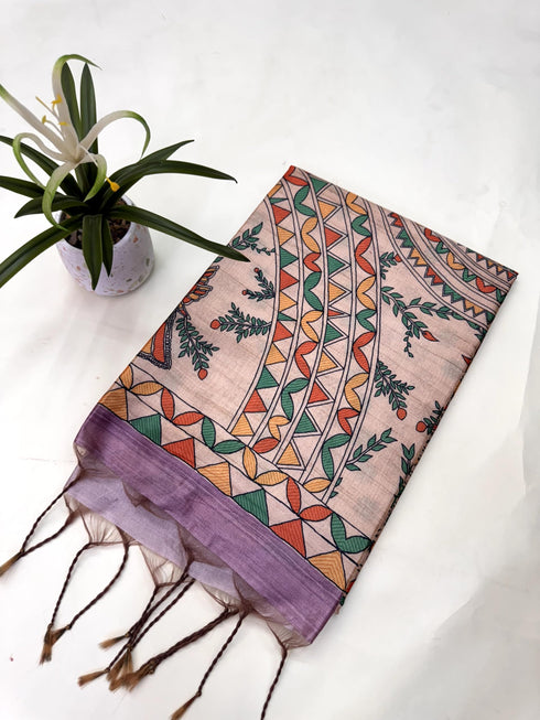Vasthrlay Kalamkari Beautiful Darkgrey