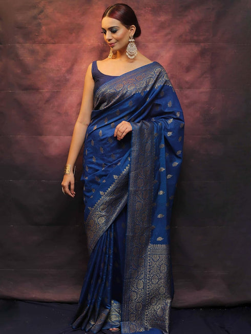 Vasthrlay Saree Kanjivaram Silk Pari Purple