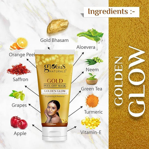 Globus Naturals Gold Peel Off Mask