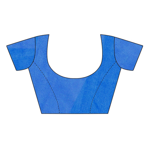 Vasthrlay Blouse Piece Sdpl Vivo Indigo Ethnic Wear