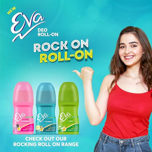 Eva Soft Roll On Deo | No Alcohol No Aluminium