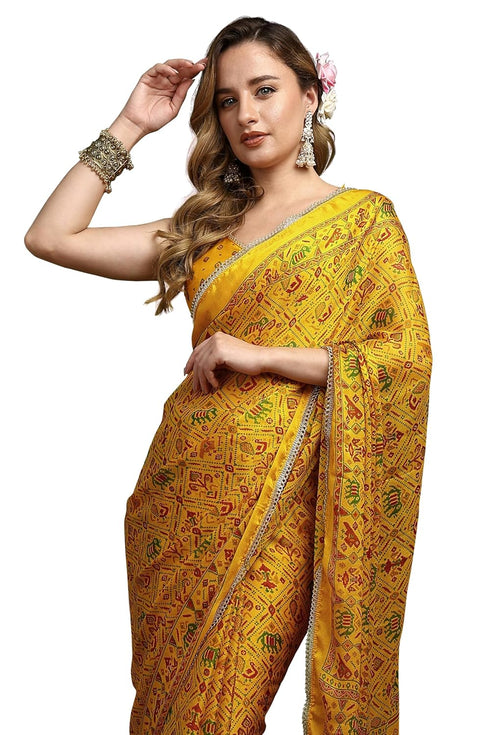 Vasthrlay Fashion Chiffon Printed Ethnic Wear