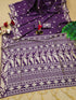 Vasthrlay Tussar Kalamkari Geometric Design Thread