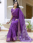 Vasthrlay Printed Weaving Unstitched Green Saree