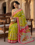 Vasthrlay Banglori Printed Unstitched Peach Saree