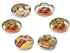 Stainless Steel Dinner Plates Set of 6