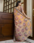 Vasthrlay Womens Cotton Unstitched Teal Saree