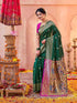 Vasthrlay Banarasi Weaving Navy Navy Blue Saree