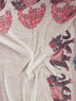 Vasthrlay Digital Printed Off-White Saree With Pink Unstitched Blouse Piece
