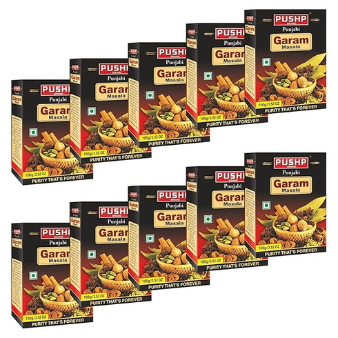 Pushp Brand Punjabi Garam Masala Box