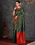 Vasthrlay Banarasi Kanjeevaram Unstitched Beige Saree