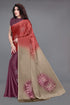 Vasthrlay Fashion Chiffon Printed Grey Ethnic Wear