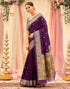 Vasthrlay Weaving Paithani Unstitched Pink Saree