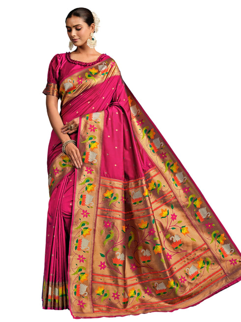 Vasthrlay Paithani Woven Saree