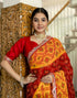 Vasthrlay Georgette Embroidery Unstitched Yellow Saree