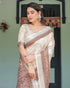 Vasthrlay Floral Printed Tassels Saree