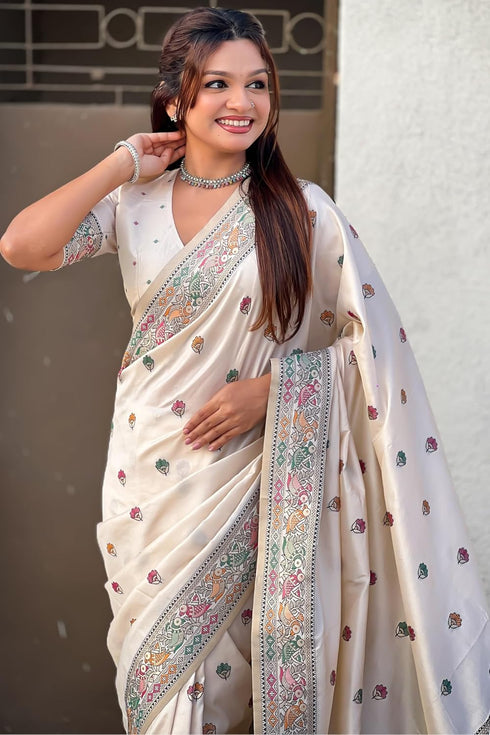 Vasthrlay Kanjivaram Unstitched Blouse Ethnic Wear