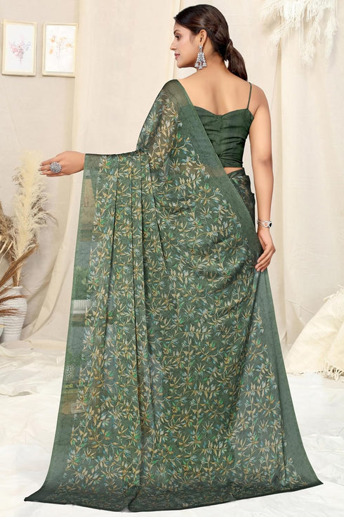 Vasthrlay Fashion Chiffon Printed Ethnic Wear