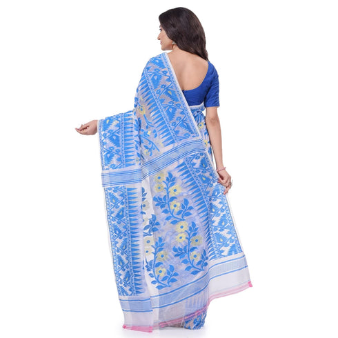 Vasthrlay Db Vasthrlay Jamdani Db281119jamdani2 Blue
