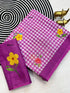 Vasthrlay Checked Pattern Lightweight Unstitched