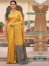Vasthrlay Jacquard Traditional Unstitch Purpleorange Ethnic Wear