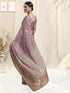 Vasthrlay Fashion Chiffon Chevron Printed Ethnic Wear