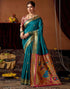 Vasthrlay Womens Paithani Unstitched Pink Saree